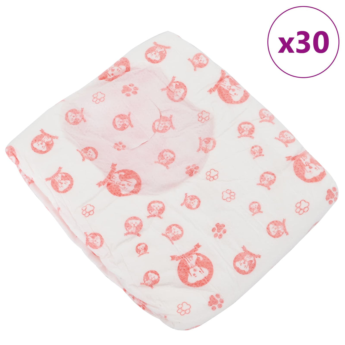 Jednokratna pelena za pse ženke 30 pcs Bijeli S