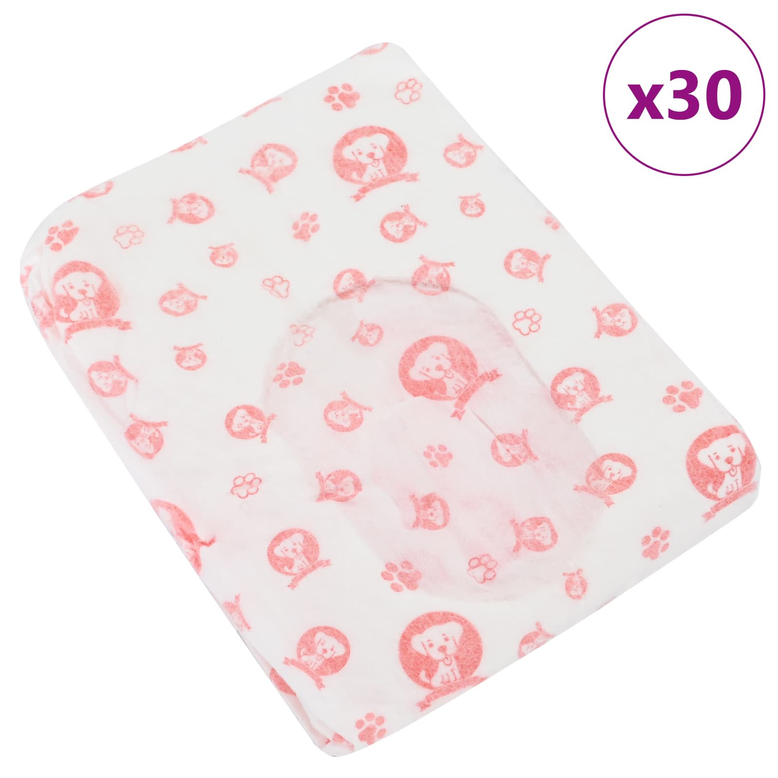 Jednokratna pelena za pse ženke 30 pcs Bijeli L