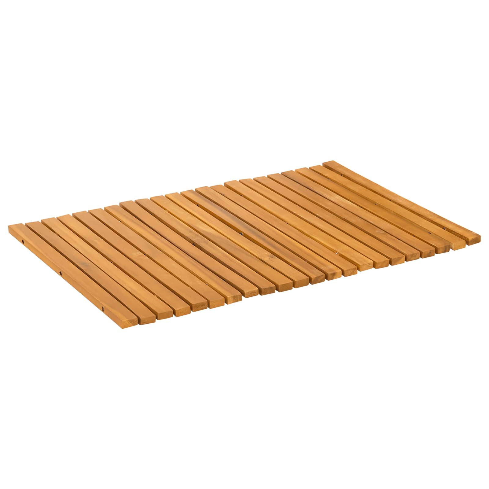 Prostirka za kupanje Smeđa 60 x 40 cm Čvrsto drvo akacije