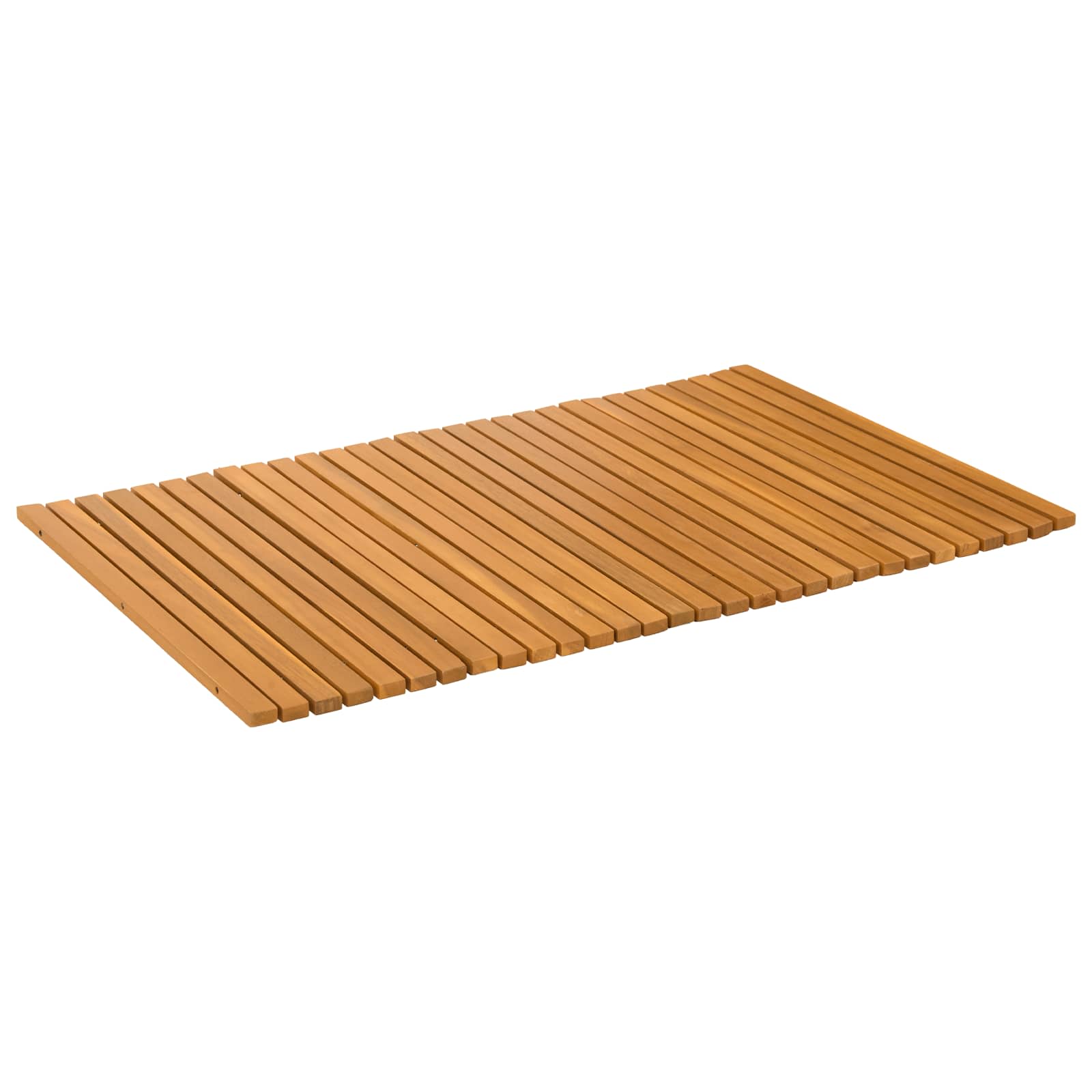 Prostirka za kupanje Smeđa 80 x 50 cm Čvrsto drvo akacije