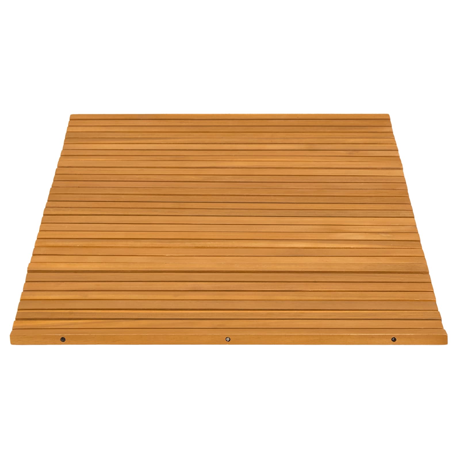Prostirka za kupanje Smeđa 80 x 50 cm Čvrsto drvo akacije