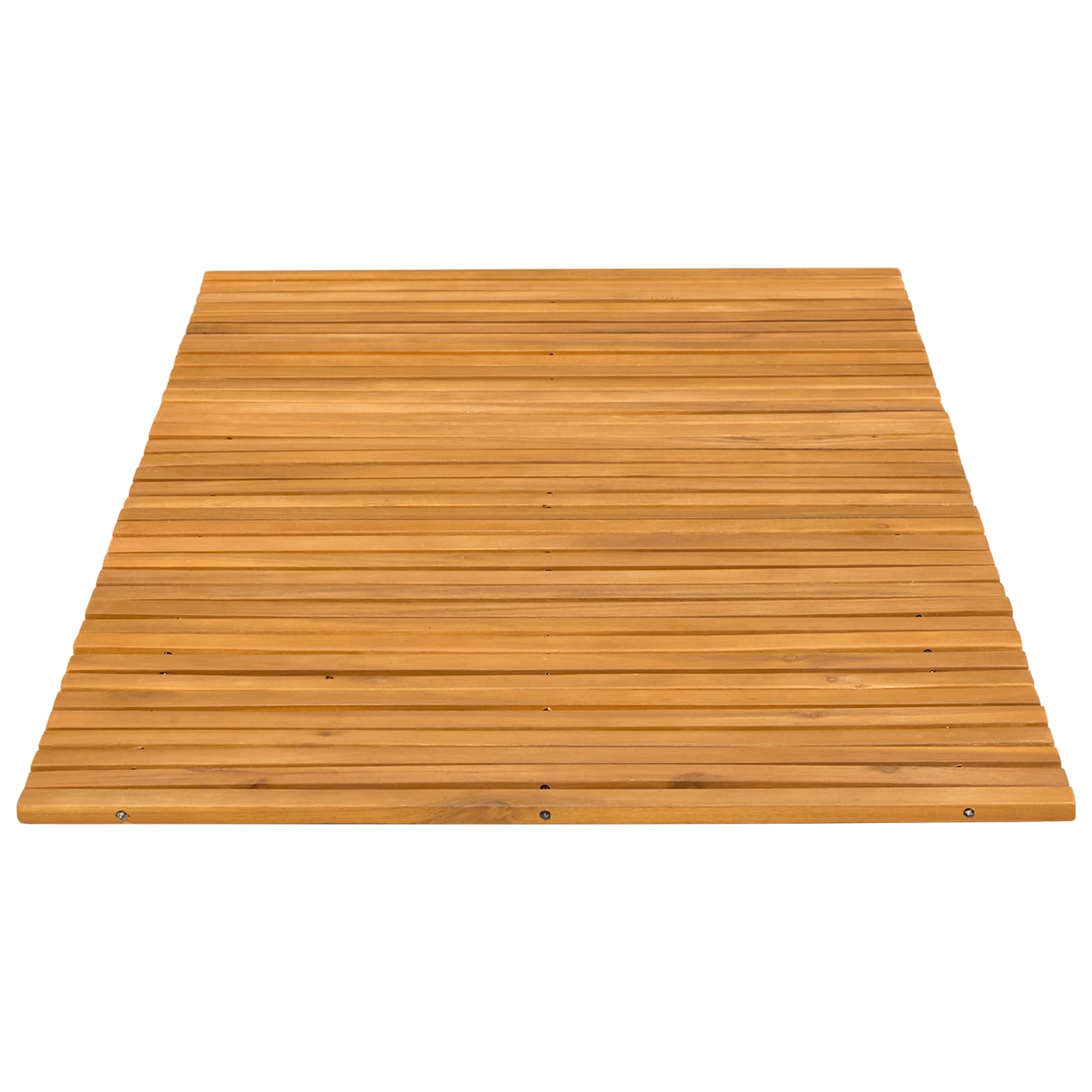 Prostirka za kupanje Smeđa 100 x 60 cm Čvrsto drvo akacije