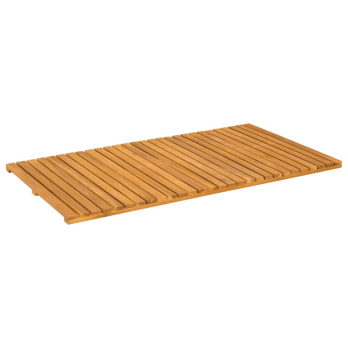 Prostirka za kupanje Jednobojno Smeđa 100 x 55 cm boja drva