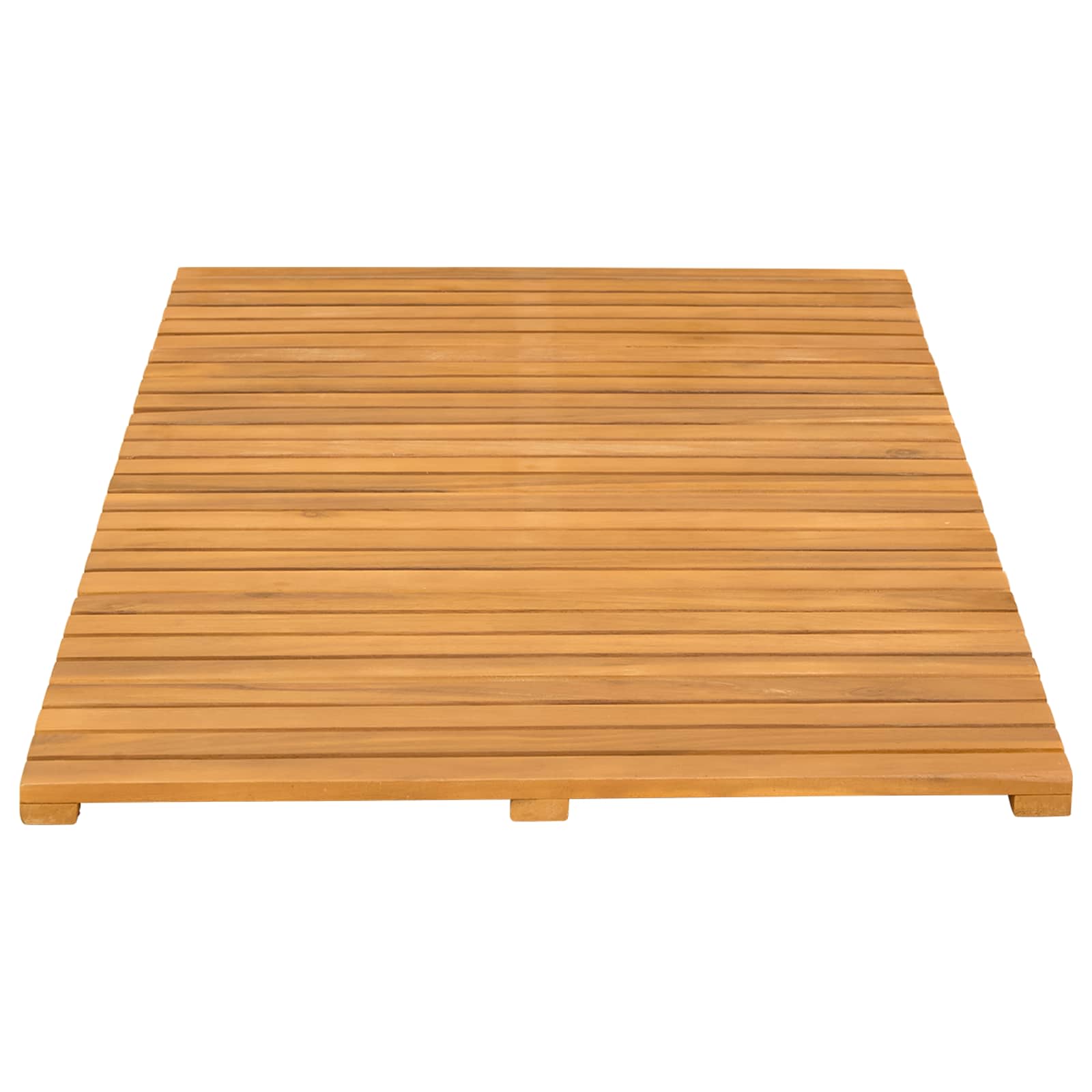 Prostirka za kupanje Jednobojno Smeđa 100 x 55 cm boja drva