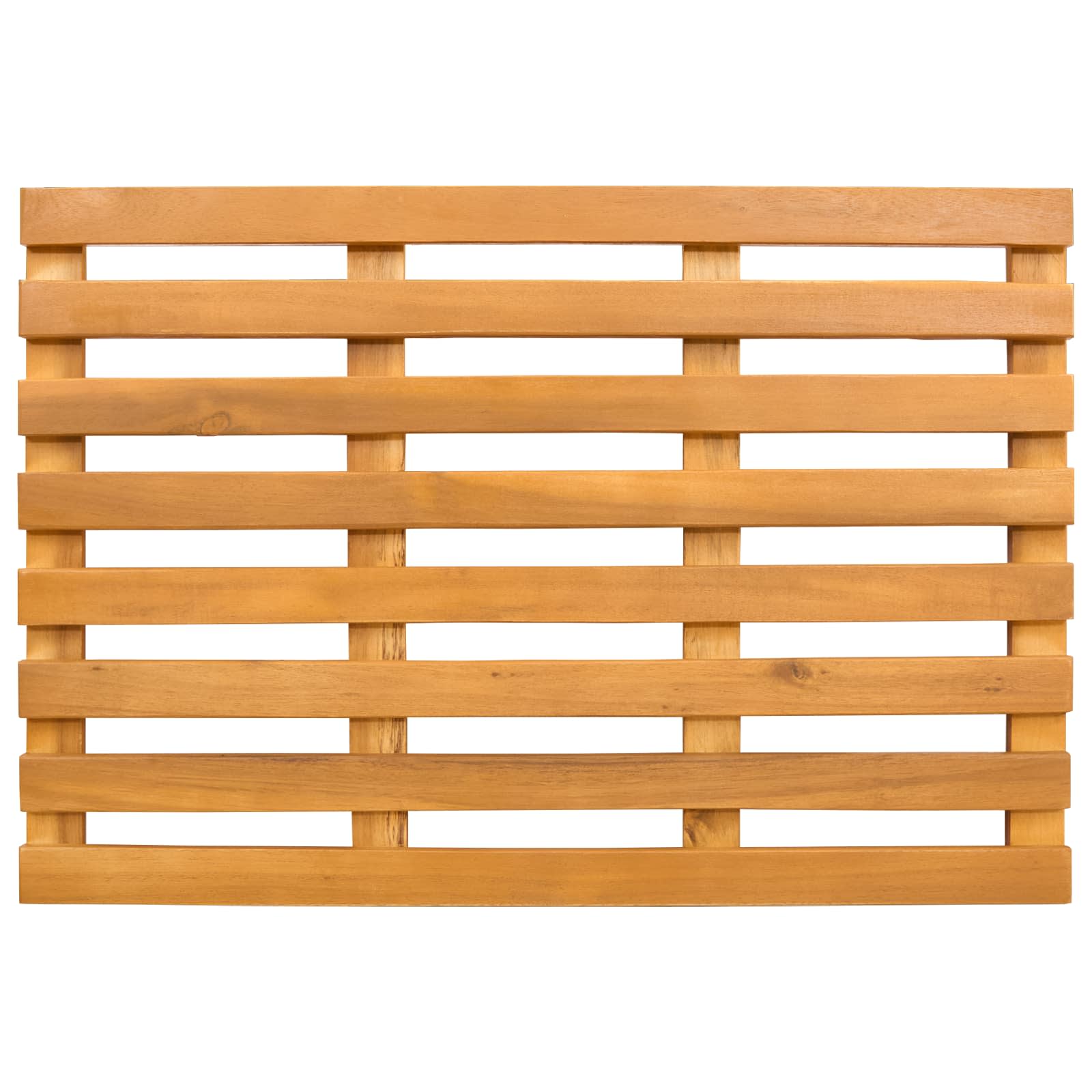 Prostirka za kupanje Smeđa 56 x 37 x 2,5 cm boja drva