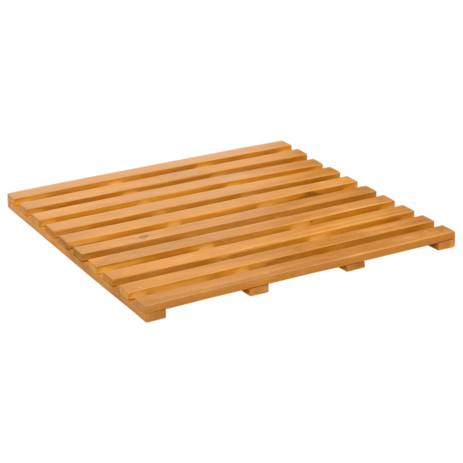 Prostirka za kupanje Smeđa 50 x 48 x 2,5 cm boja drva