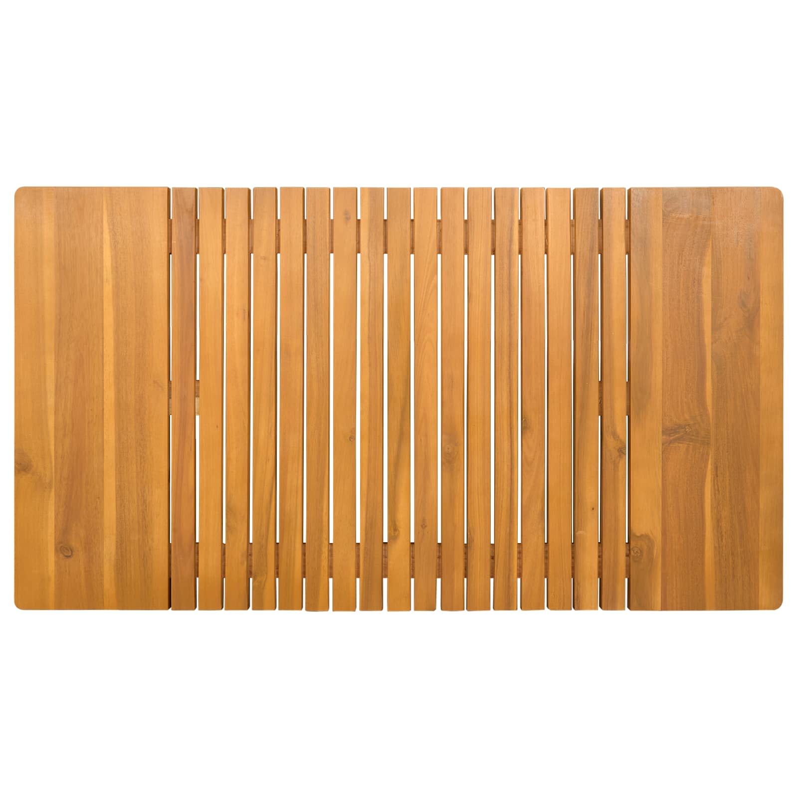 Prostirka za kupanje Jednobojno Smeđa 100 x 55 cm boja drva