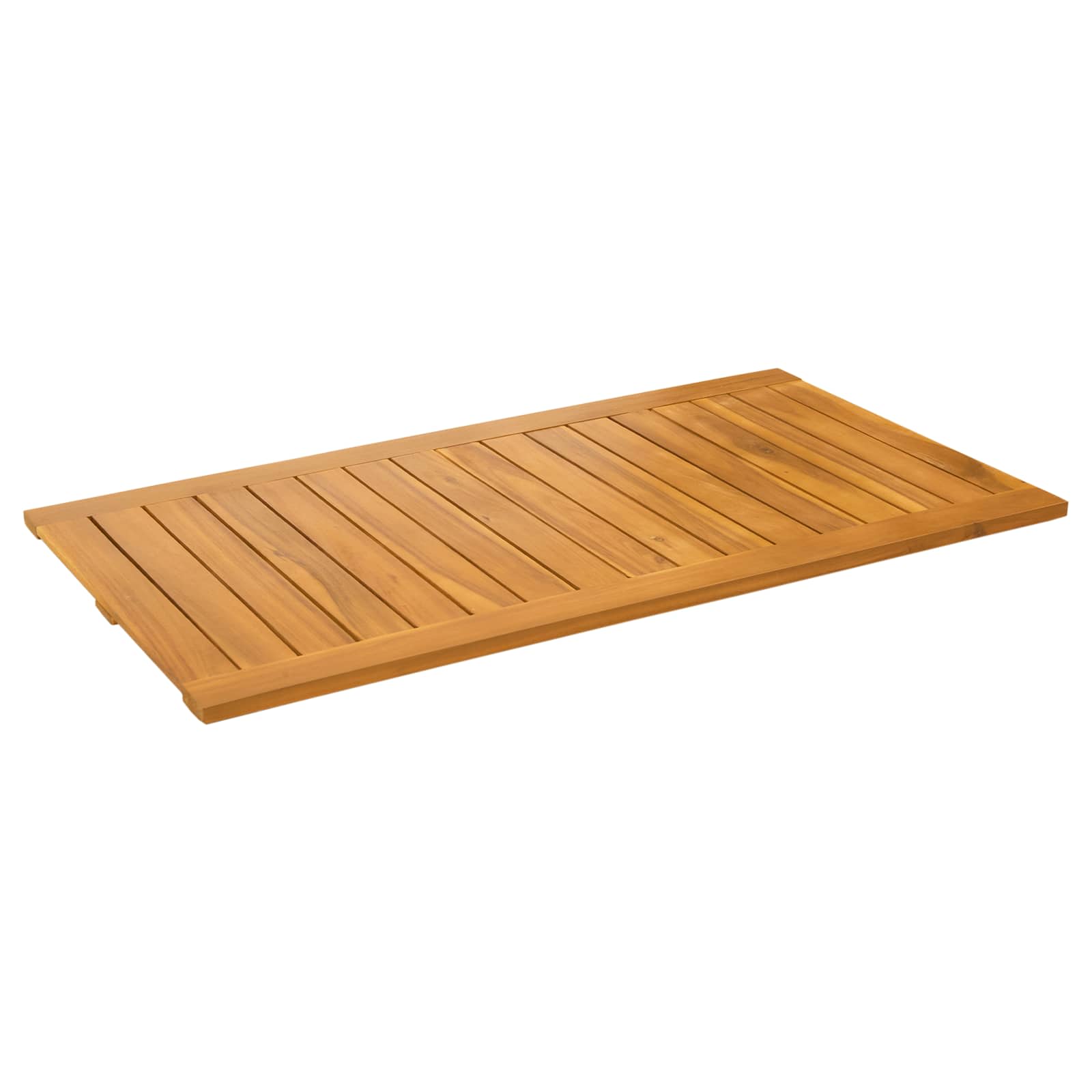Prostirka za kupanje Jednobojno Smeđa 100 x 55 cm boja drva