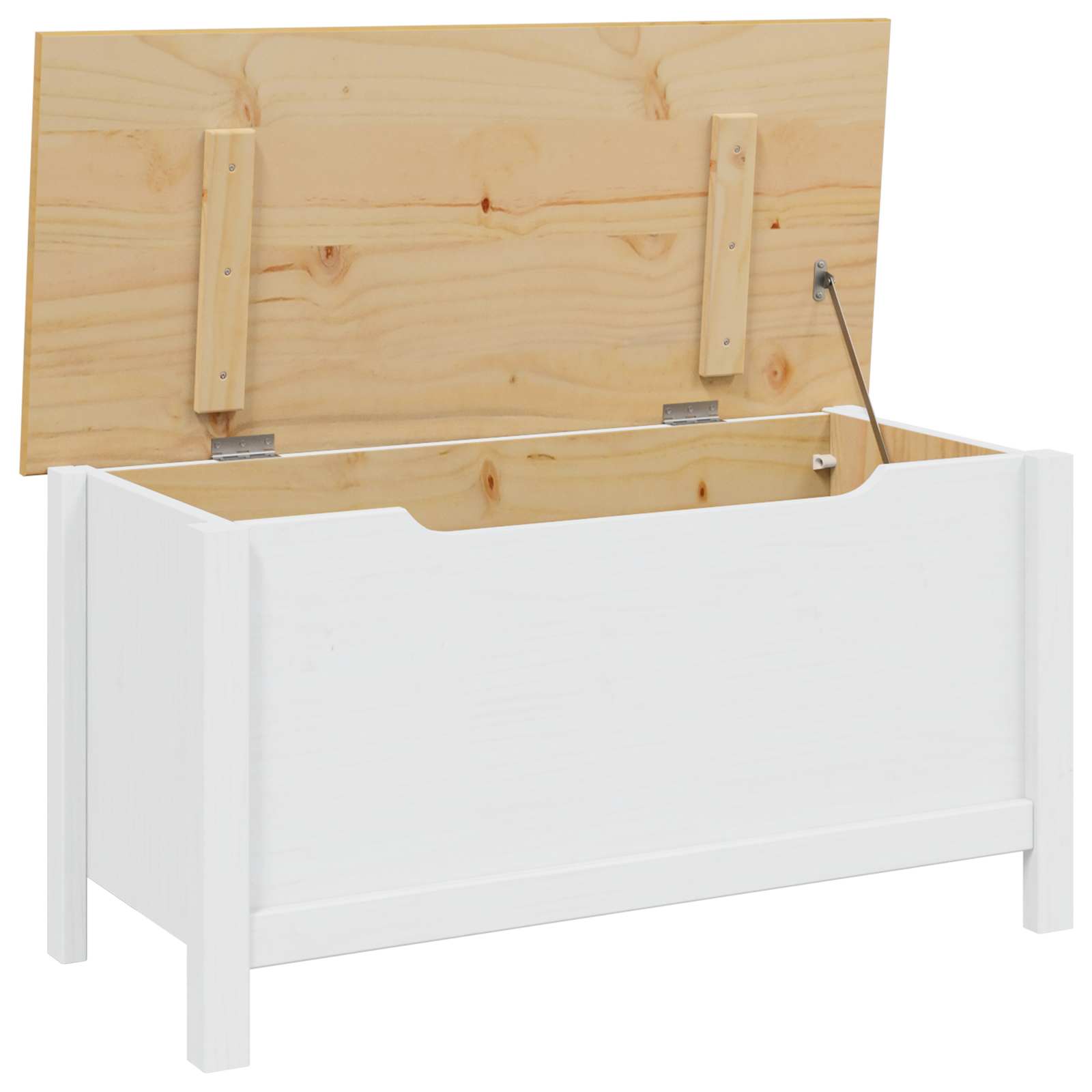 Kutija za spremanje HILL Bijela i medeno smeđa 90 x 40 x 45 cm