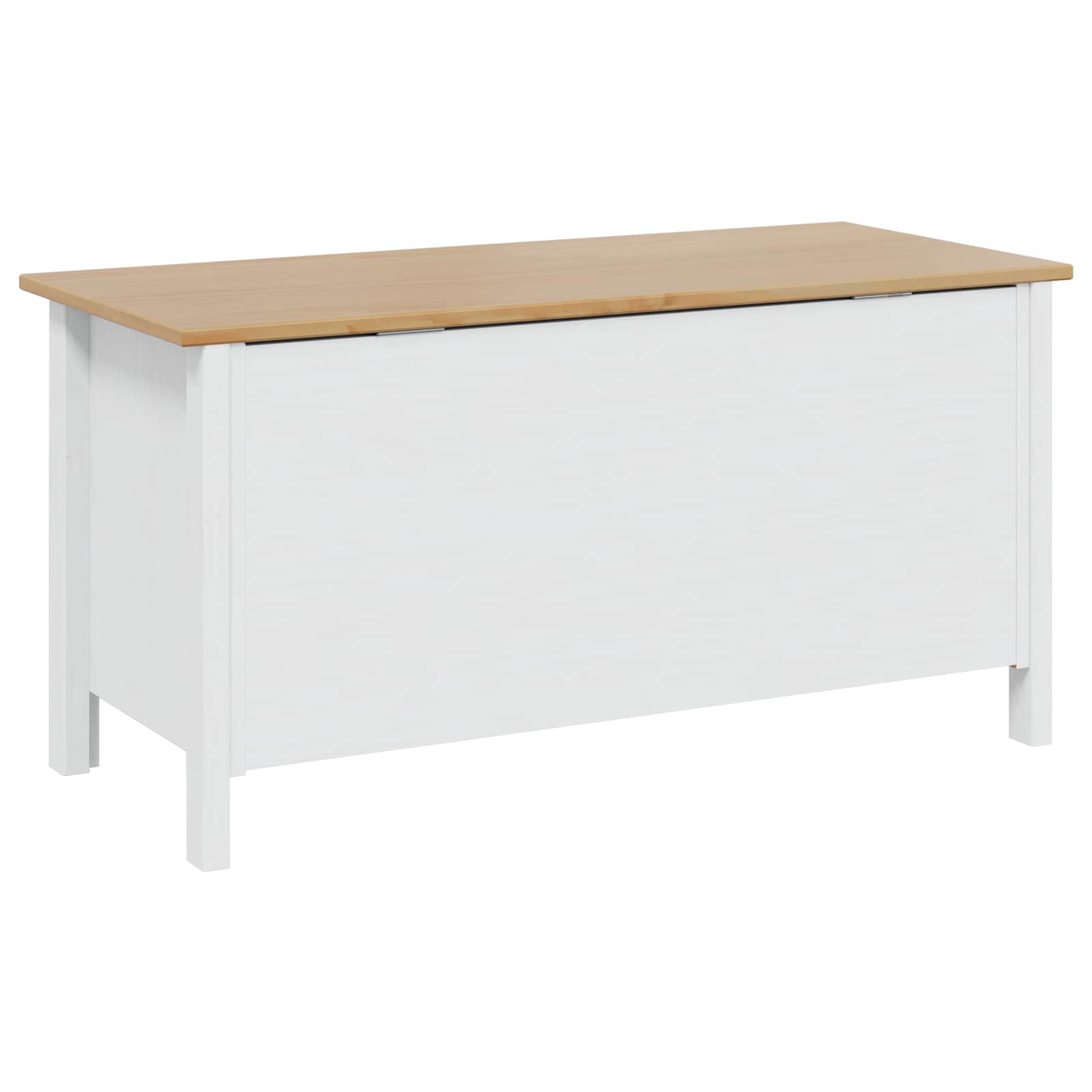 Kutija za spremanje HILL Bijela i medeno smeđa 90 x 40 x 45 cm