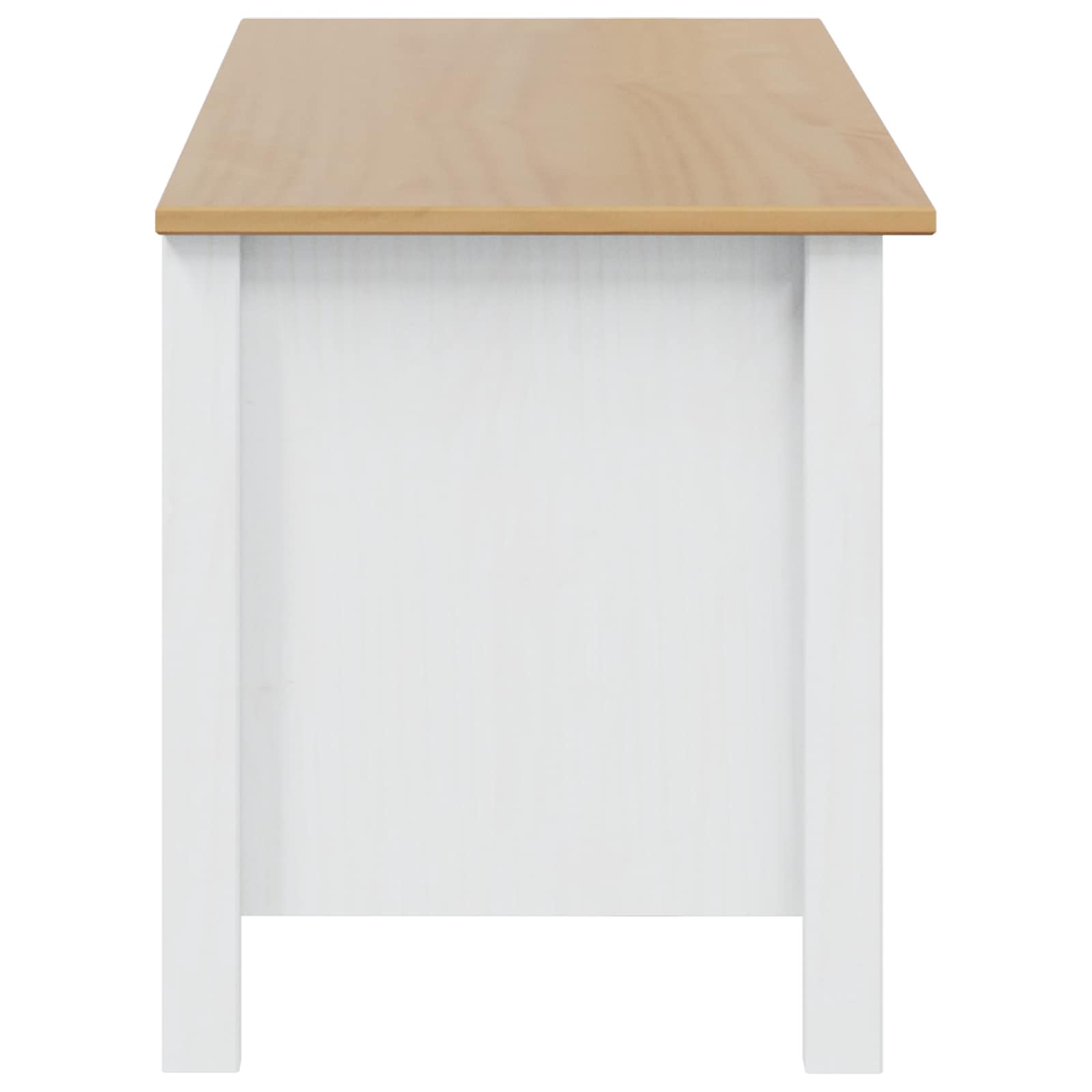 Kutija za spremanje HILL Bijela i medeno smeđa 90 x 40 x 45 cm
