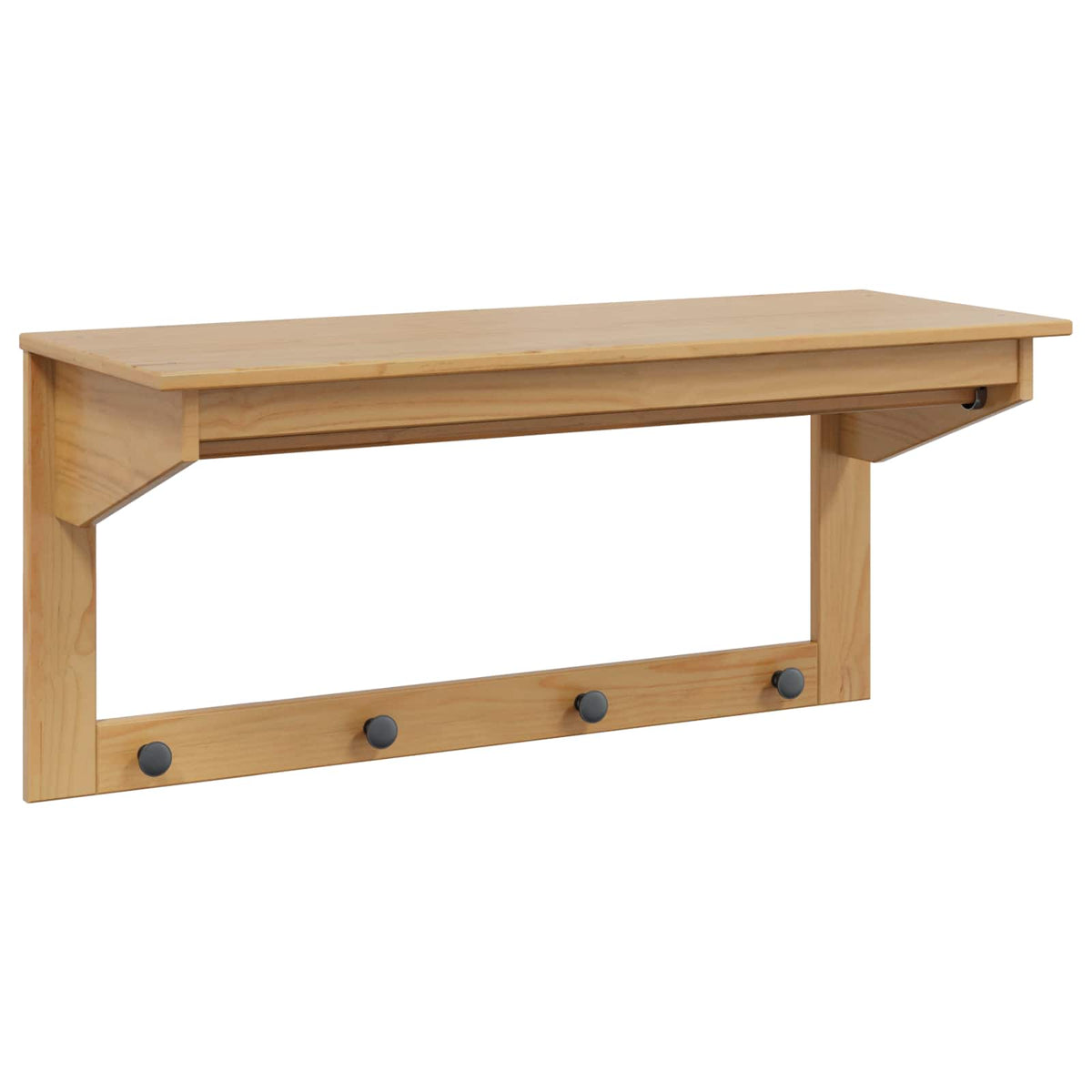 Vješalica za kapute HILL Medeno smeđa 90 x 35 x 41.5 cm