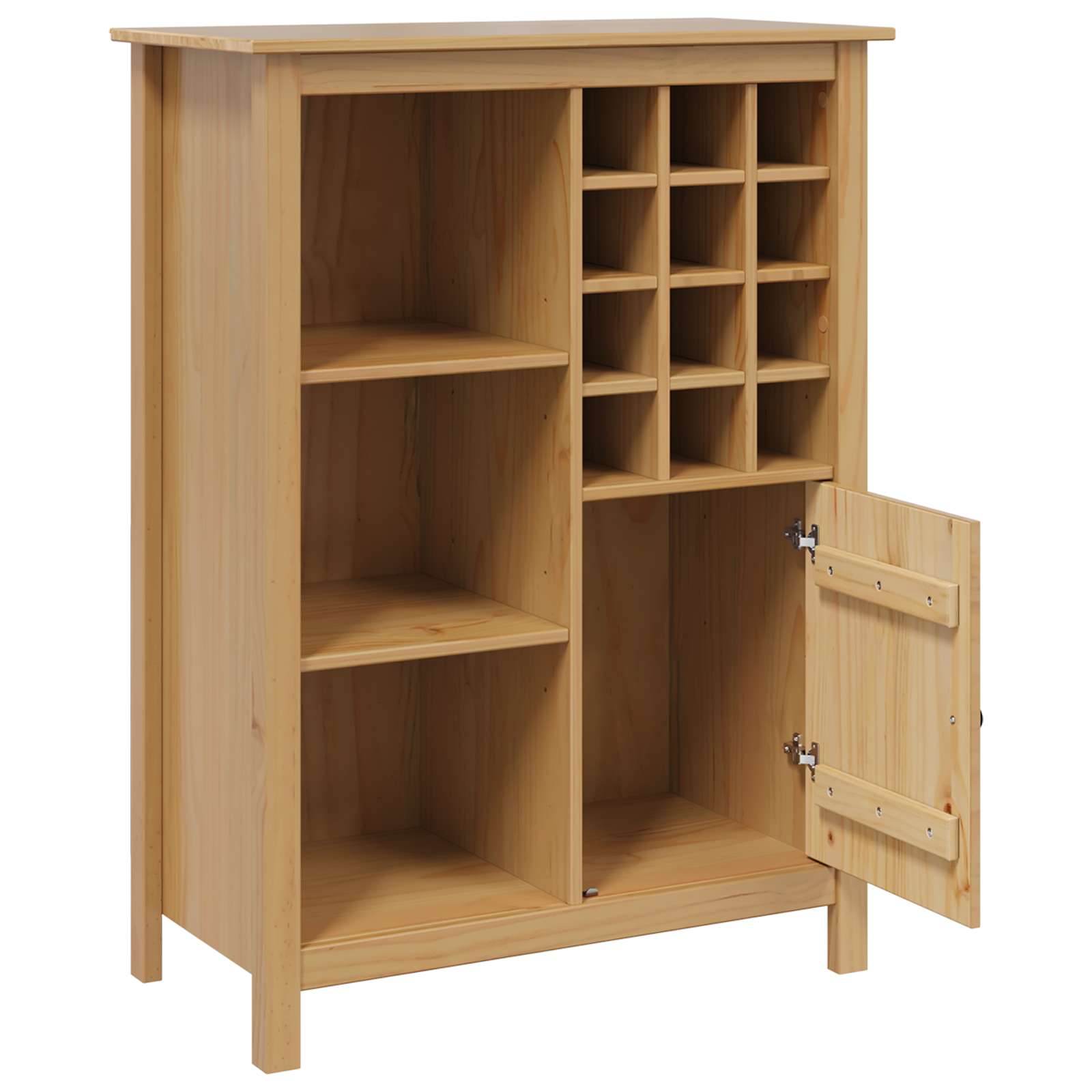 Ormar za vino HILL Medeno smeđa 79.5 x 40 x 107.5 cm