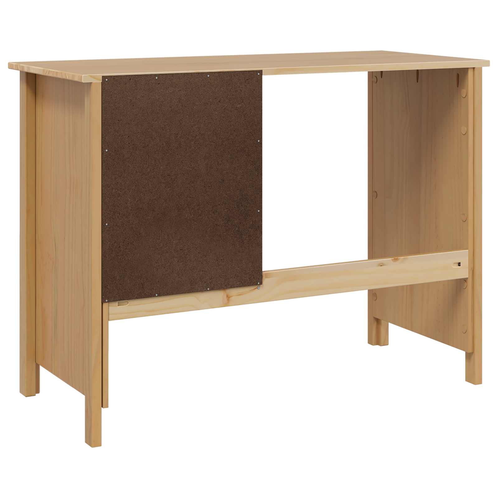 Stol s ladicama s ladicama HILL Medeno smeđa 100 x 45 x 74 cm