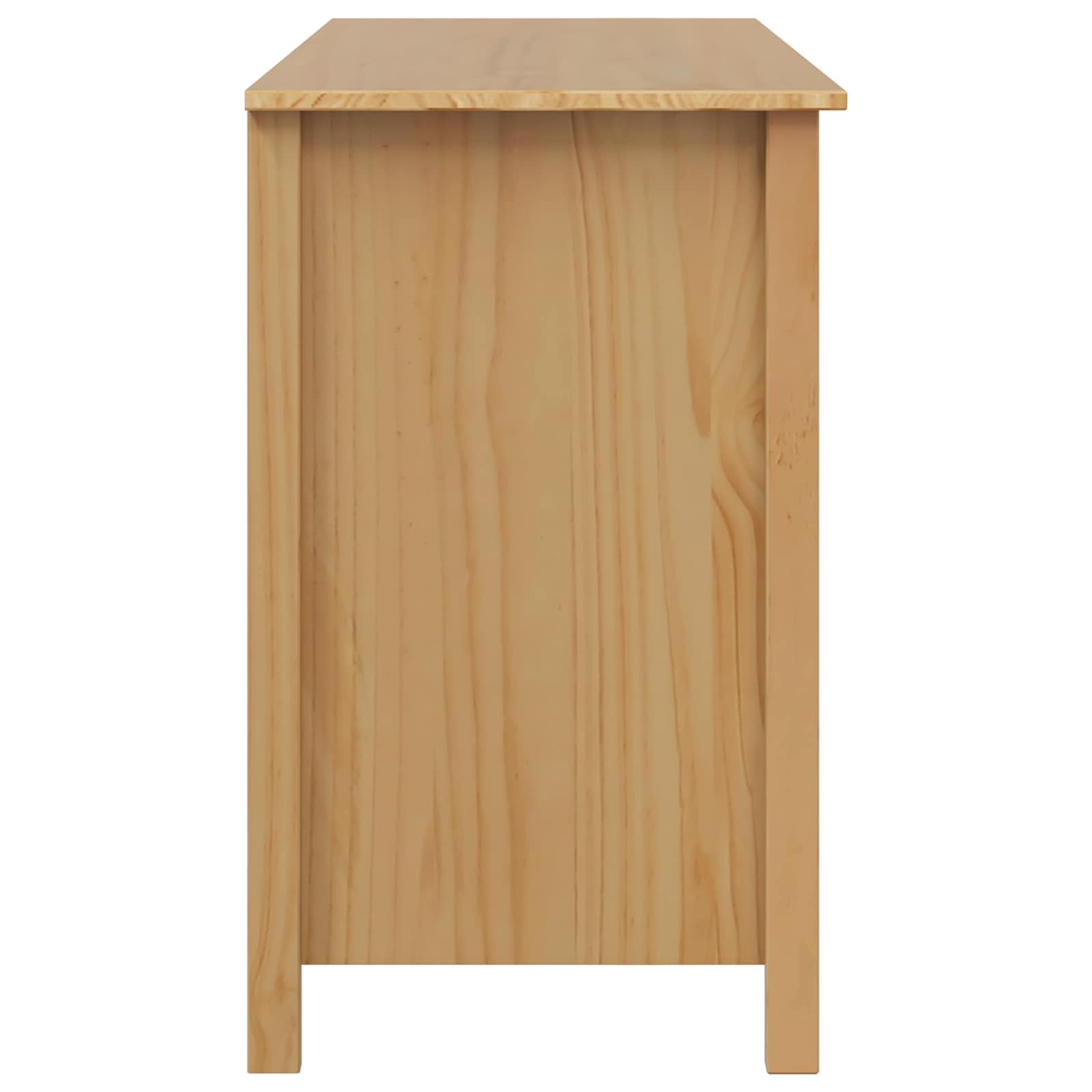 Stol s ladicama s ladicama HILL Medeno smeđa 100 x 45 x 74 cm