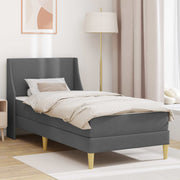 Okvir kreveta s madracem Sivi 90 x 190 cm Poliester