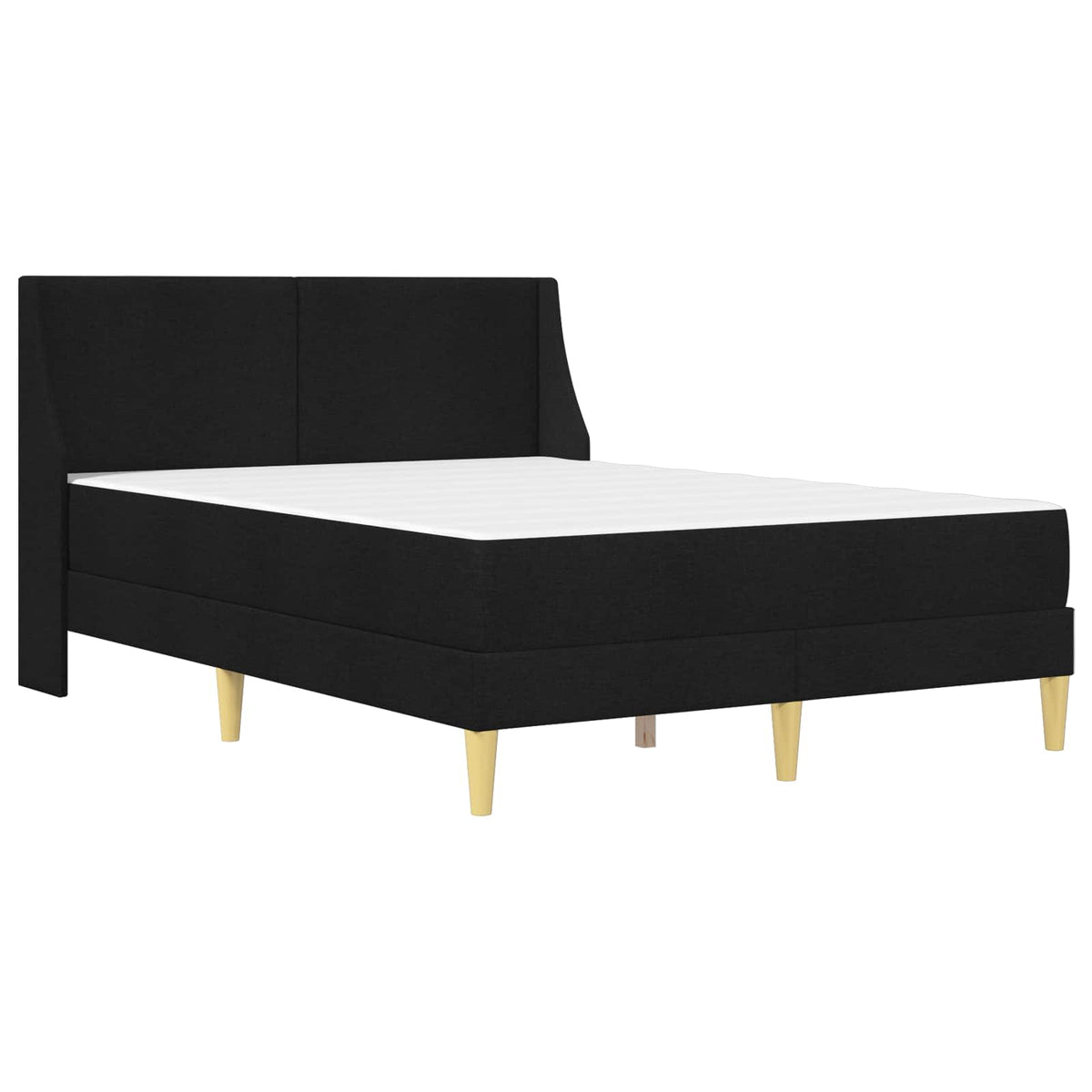 Okvir kreveta s madracem Crna 120 x 190 cm Poliester