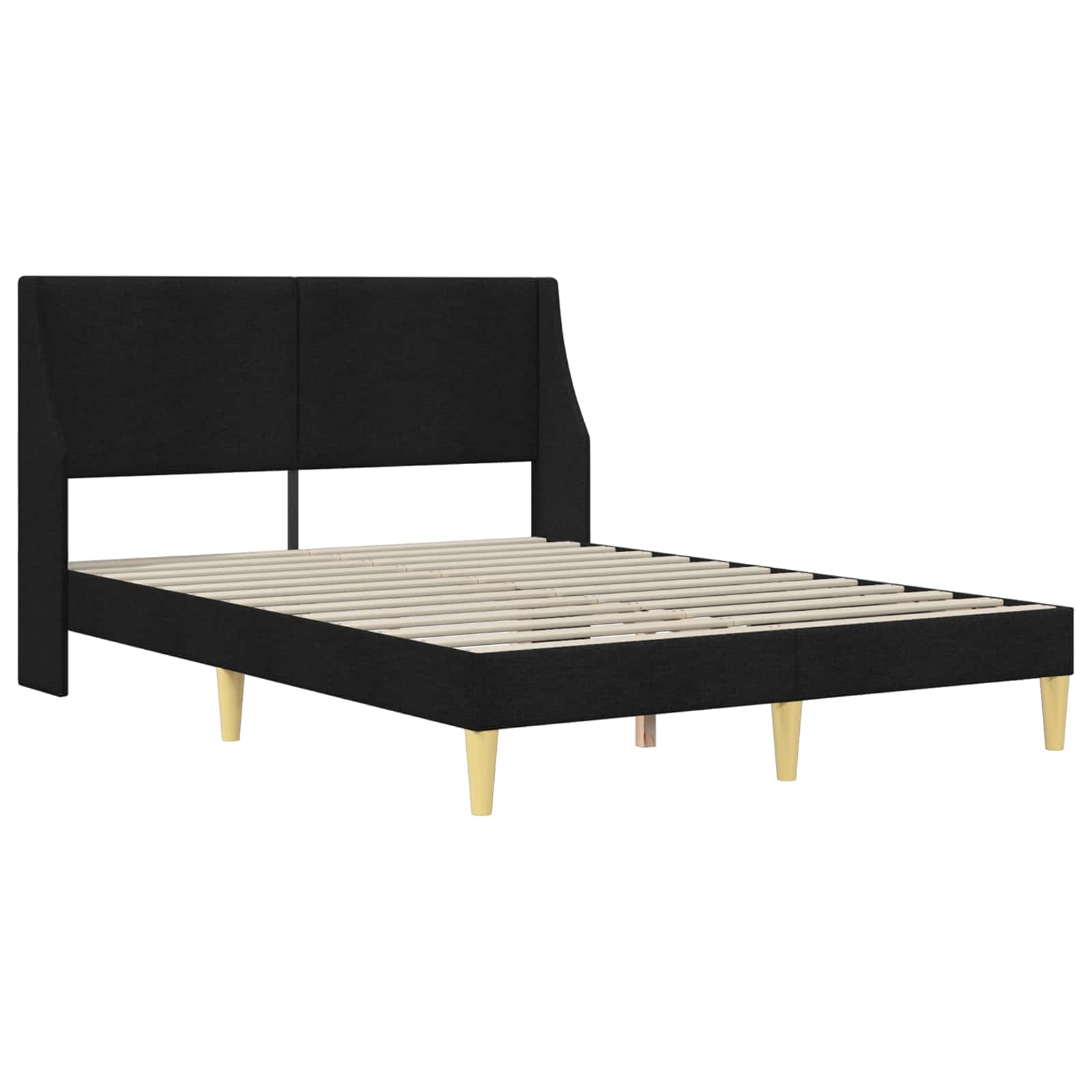 Okvir kreveta s madracem Crna 120 x 190 cm Poliester