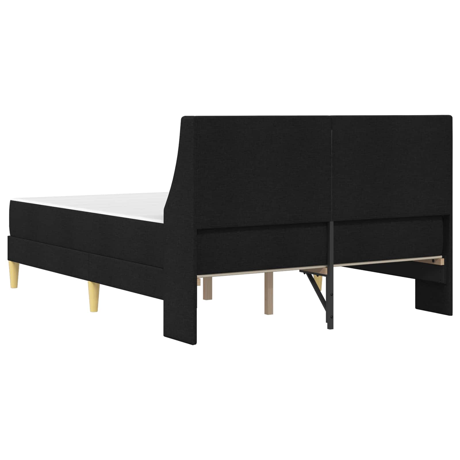 Okvir kreveta s madracem Crna 120 x 190 cm Poliester