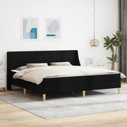 Okvir kreveta s madracem Crna 180 x 200 cm Poliester