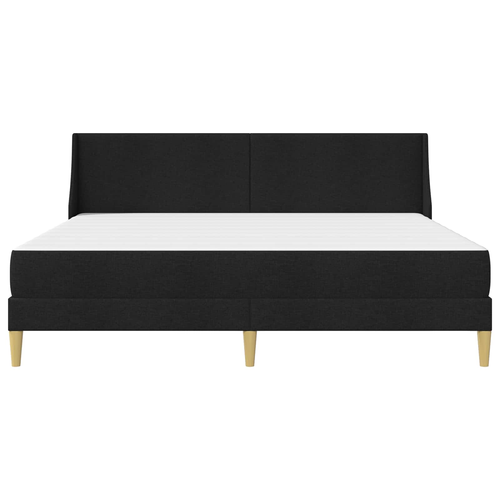 Okvir kreveta s madracem Crna 180 x 200 cm Poliester