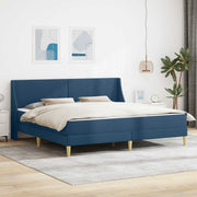 Okvir kreveta s madracem Plava 180 x 200 cm Poliester
