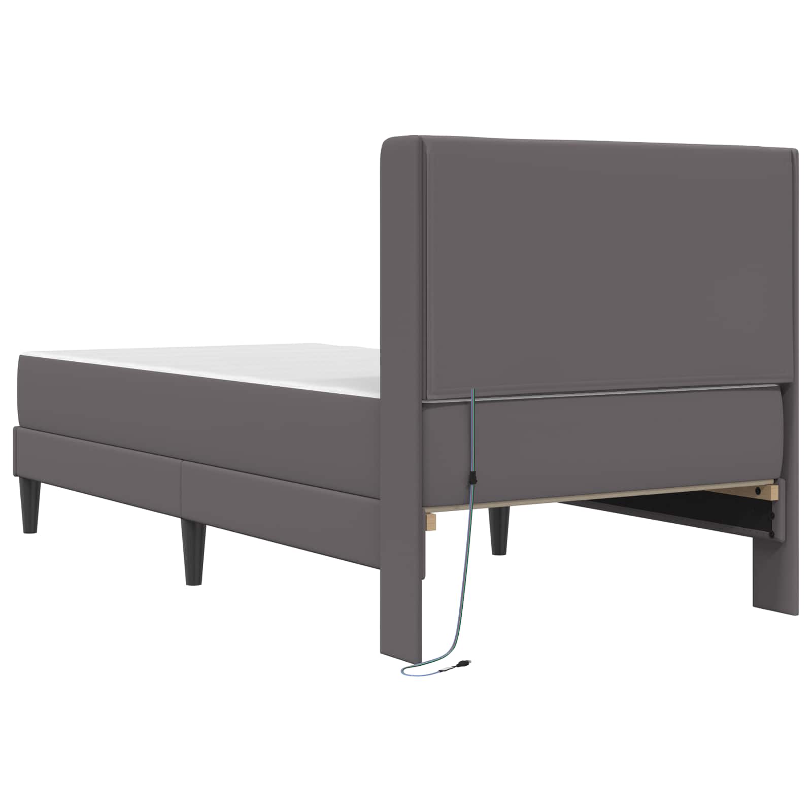 Okvir kreveta s madracem Siva 90 x 200 cm Umjetna koža