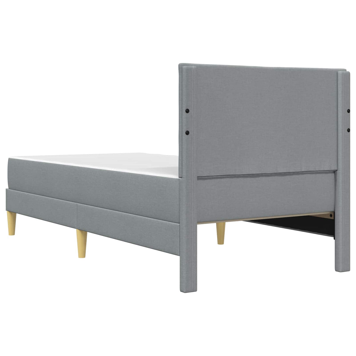 Krevetna konstrukcija Svijetlo siva 80 x 200 cm Poliester