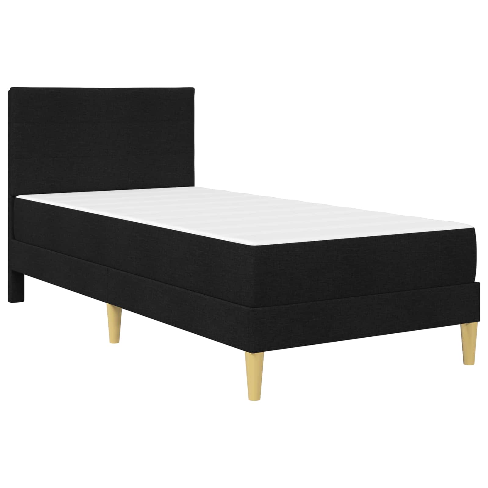 Krevetna konstrukcija Crna 80 x 200 cm Poliester