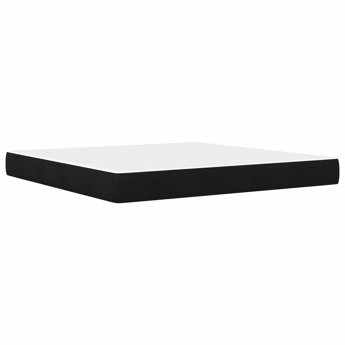 Krevetna konstrukcija Crna 200 x 200 cm Poliester