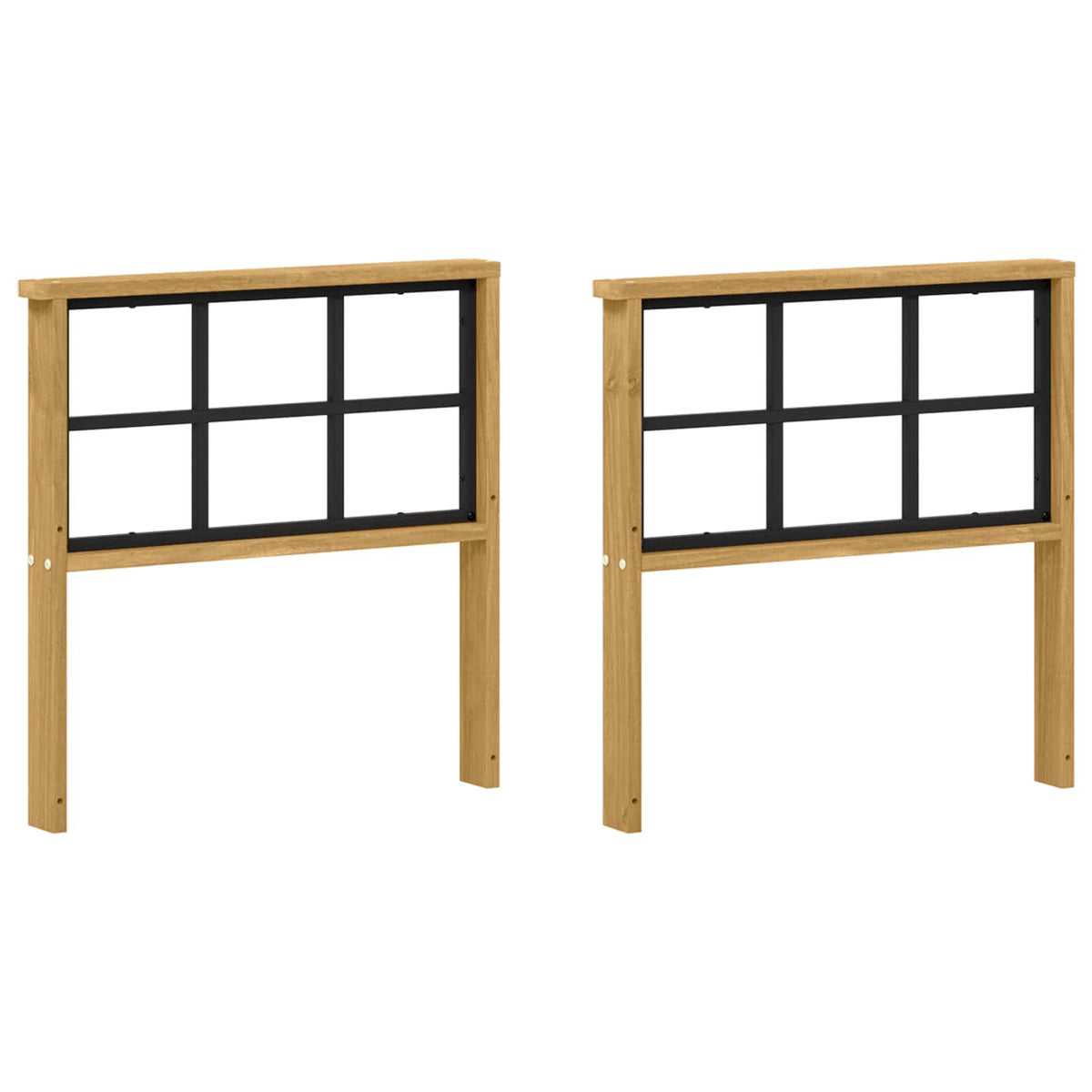 Modul naslona za ruke 2 kom. Bijela 60 x 6 x 61 cm