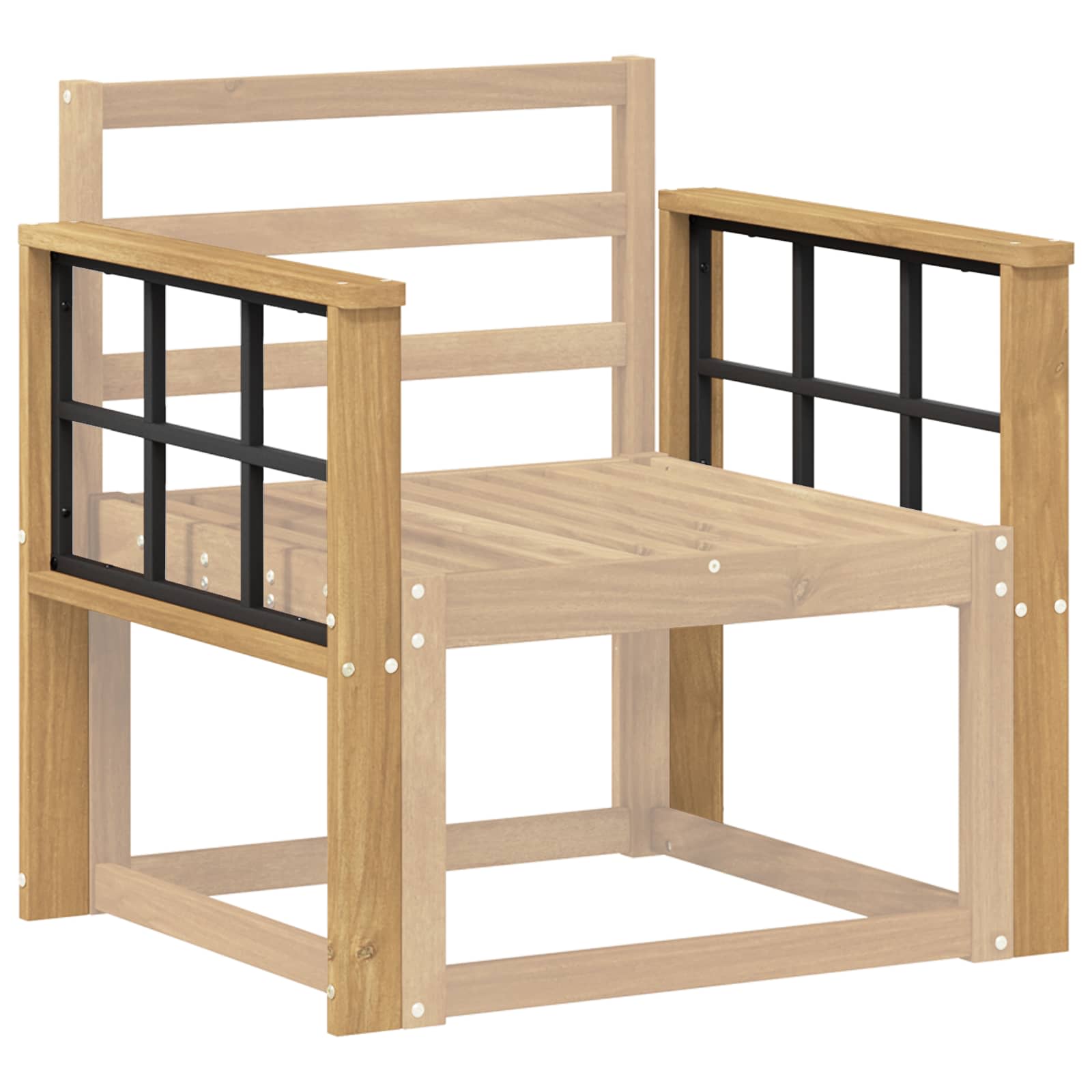 Modul naslona za ruke 2 pcs Bijela 60 x 6 x 61 cm