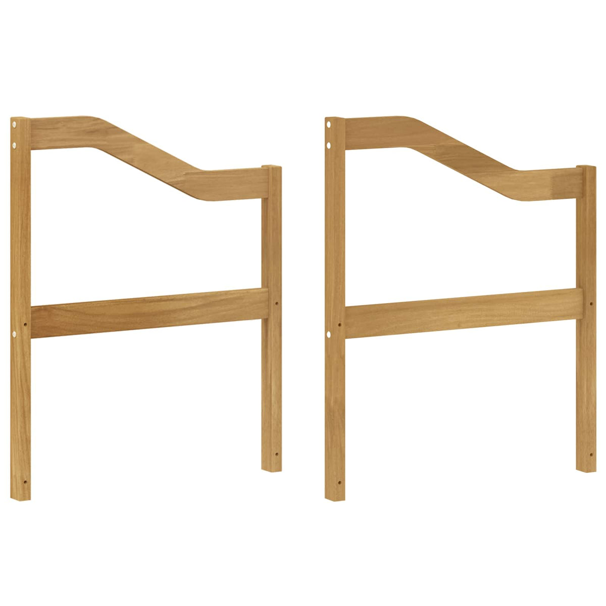 Modul naslona za ruke 2 pcs Bijela 59 x 4 x 73 cm