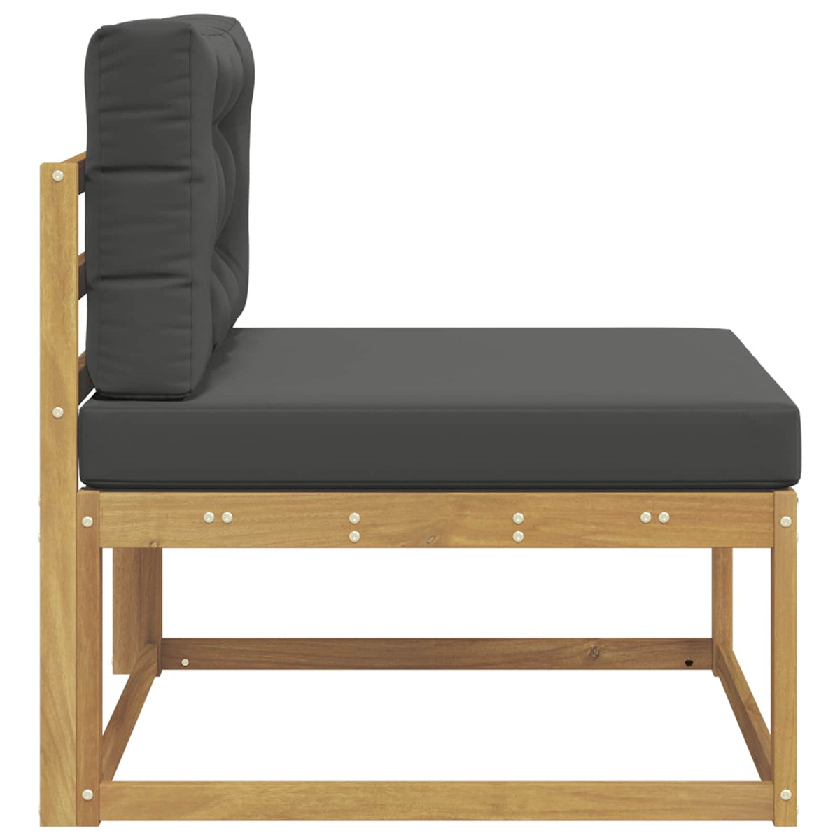 Srednja sofa za van Poliester Bijela
