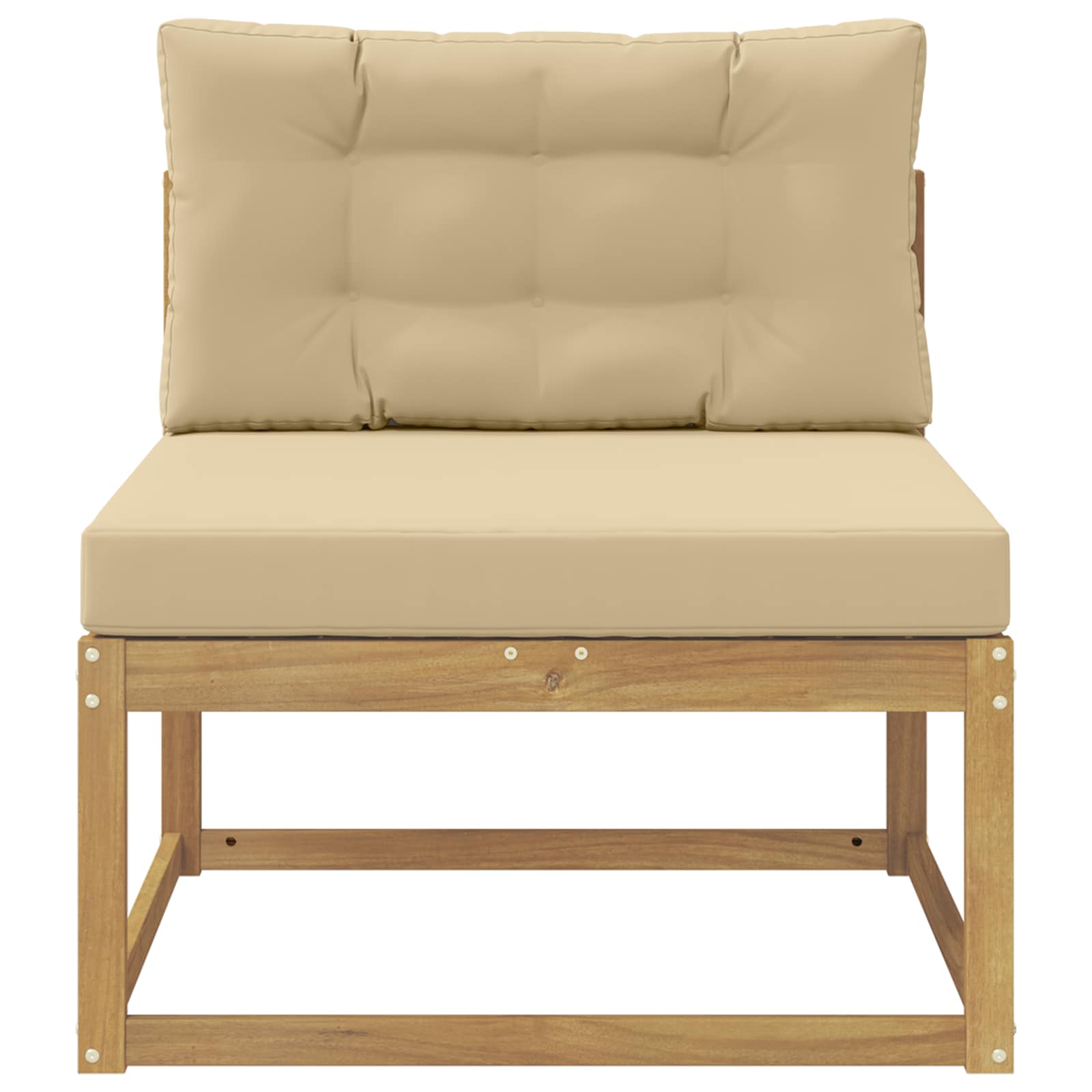 Srednja sofa za van Poliester Bijela