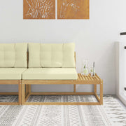 Vanjski krajnji kauč Bijela 115 x 83 x 73 cm Poliester