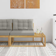 Vanjski krajnji kauč Bijela 115 x 83 x 73 cm Poliester