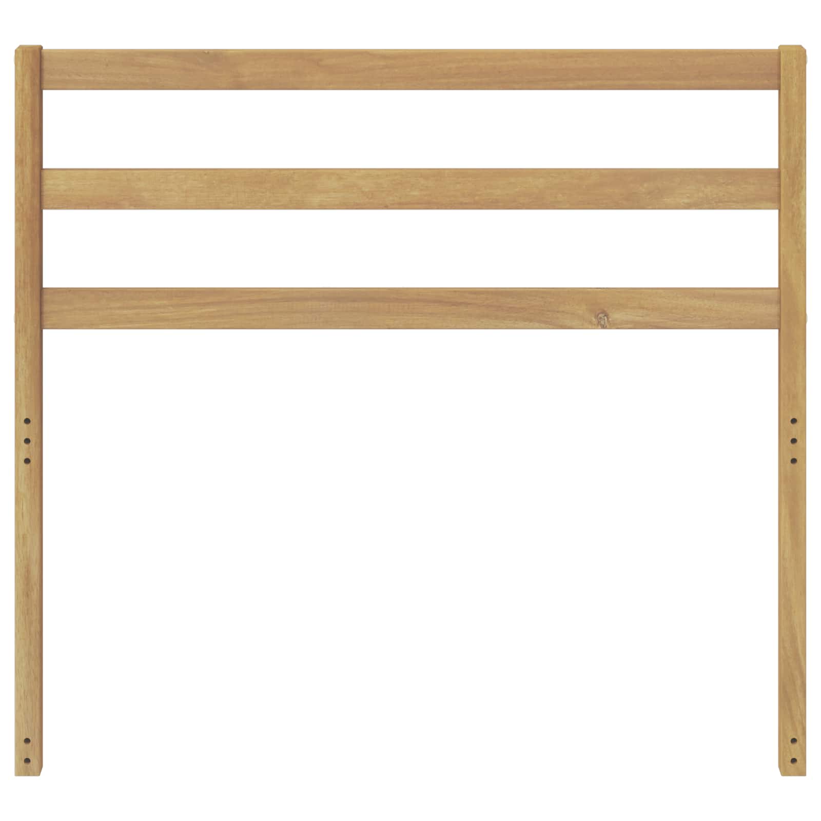 Modul naslona Bijela 79 x 4 x 73 cm Čvrsto drvo akacije