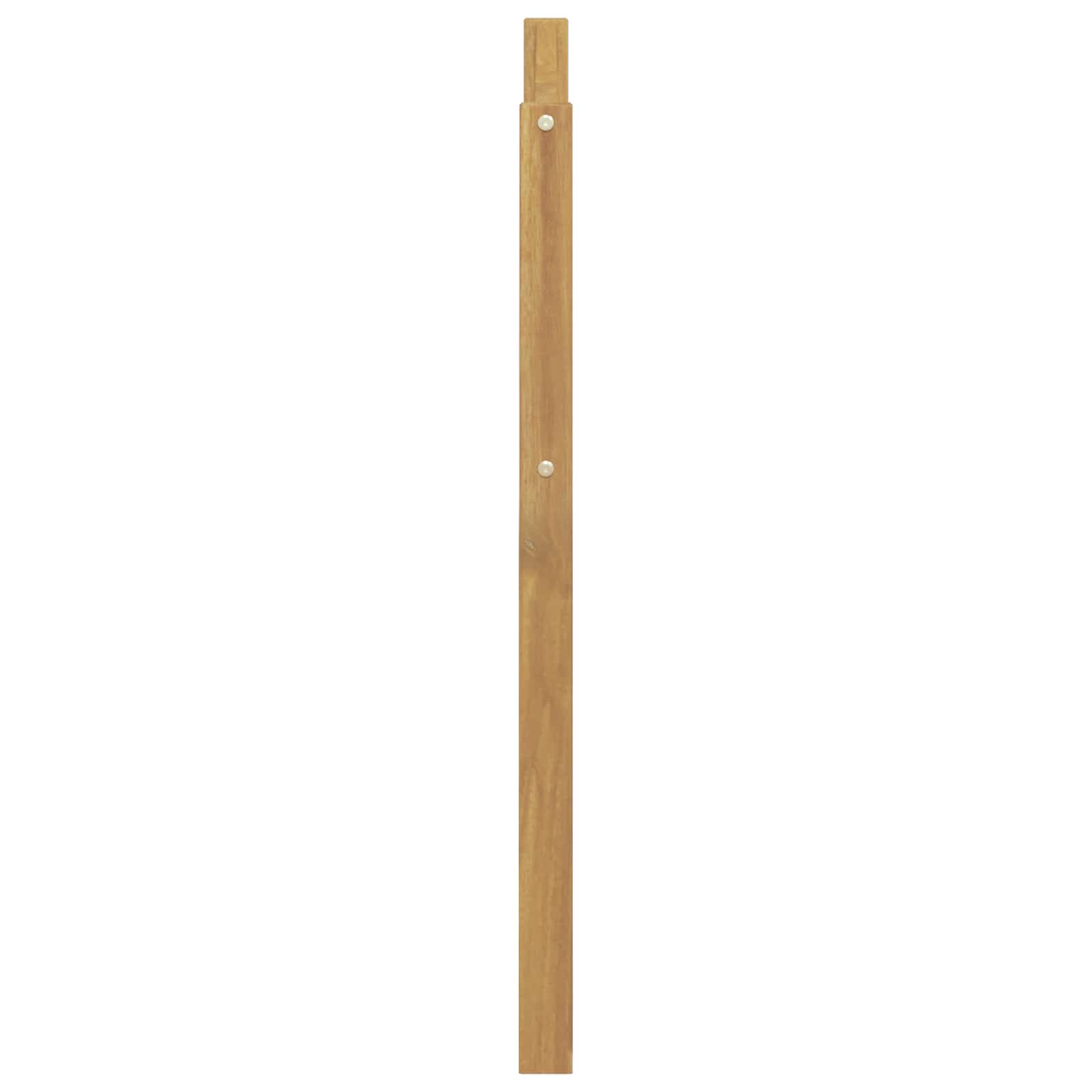 Modul naslona Bijela 79 x 4 x 73 cm Čvrsto drvo akacije