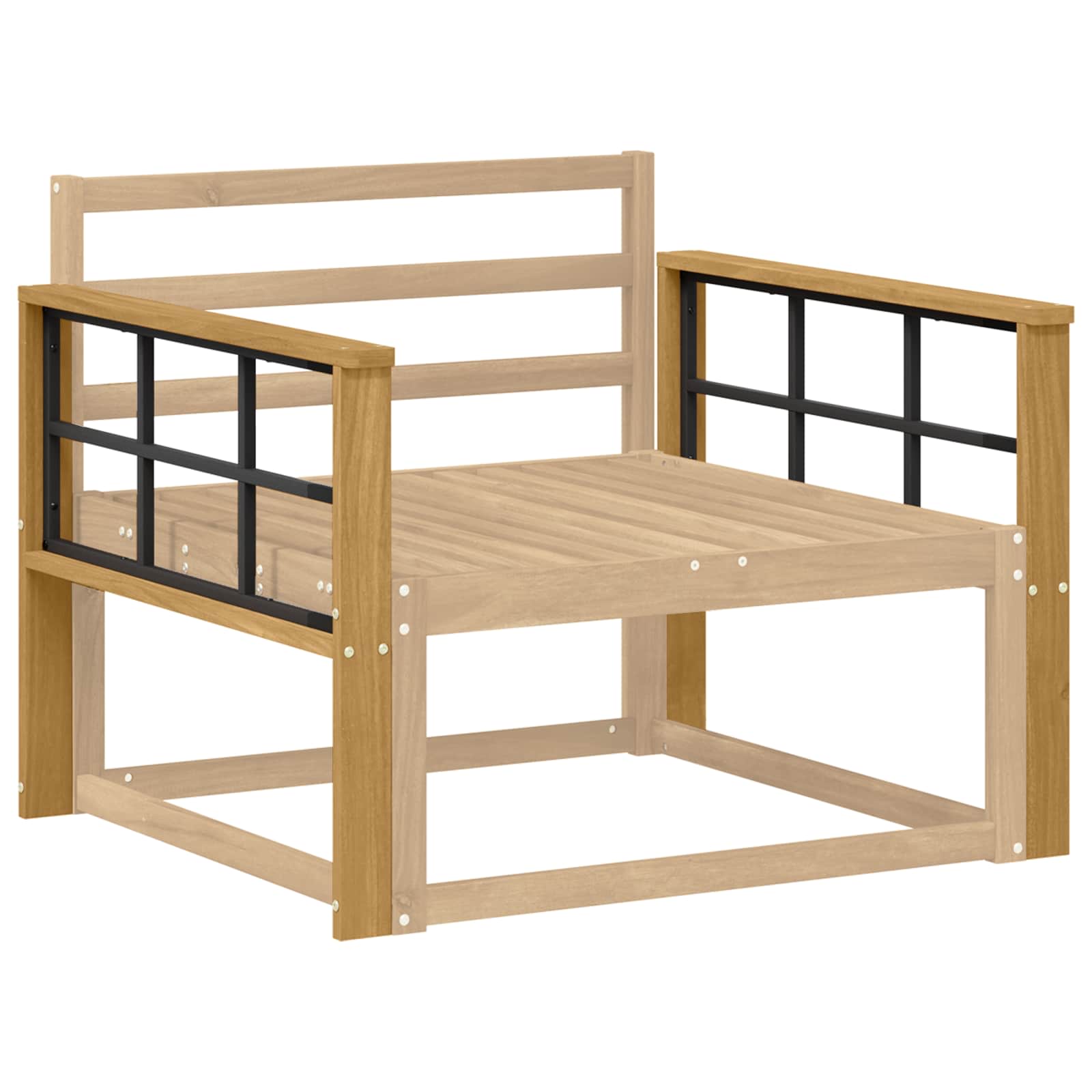 Modul naslona za ruke 2 pcs Bijela 80 x 6 x 61 cm