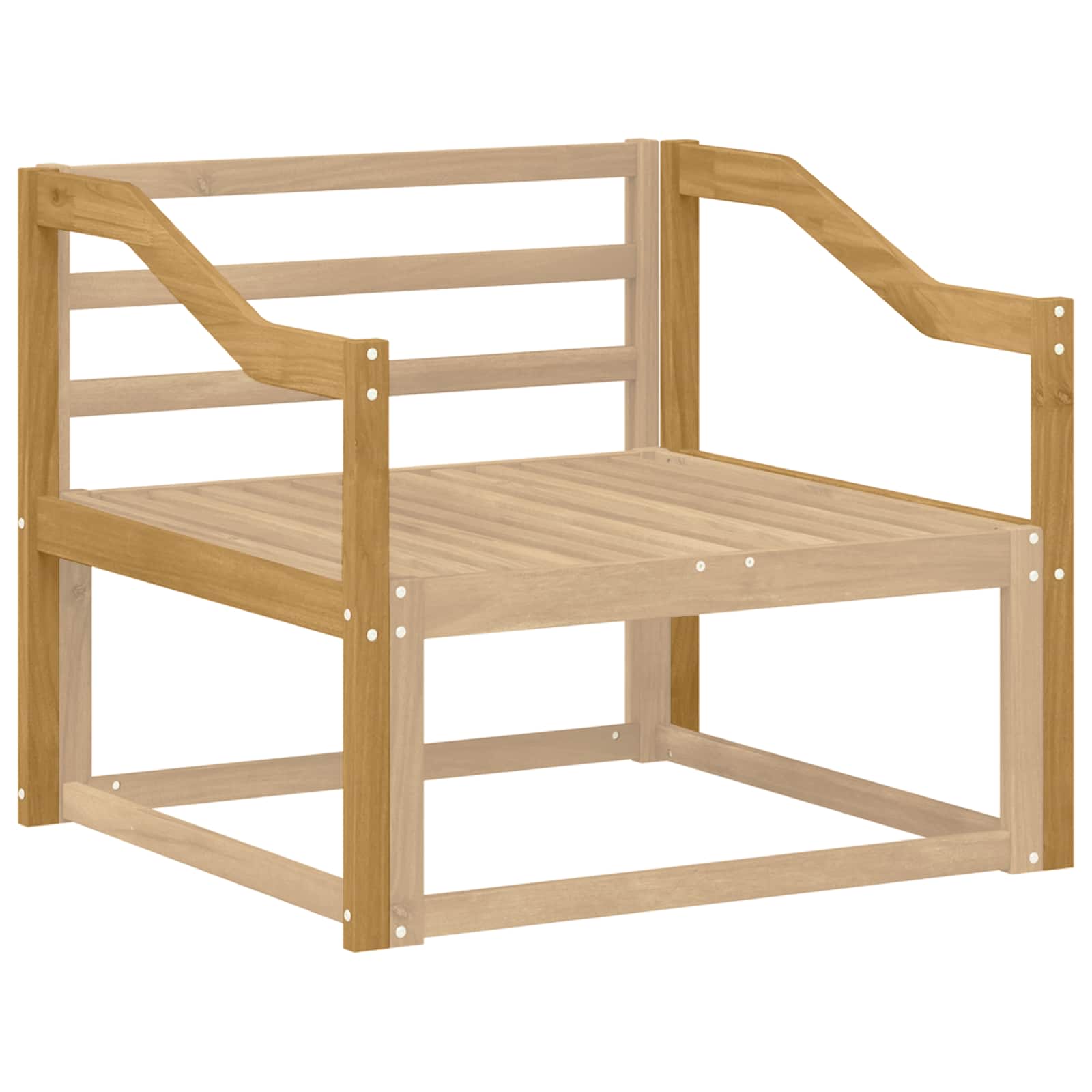 Modul naslona za ruke 2 pcs Bijela 79 x 4 x 73 cm