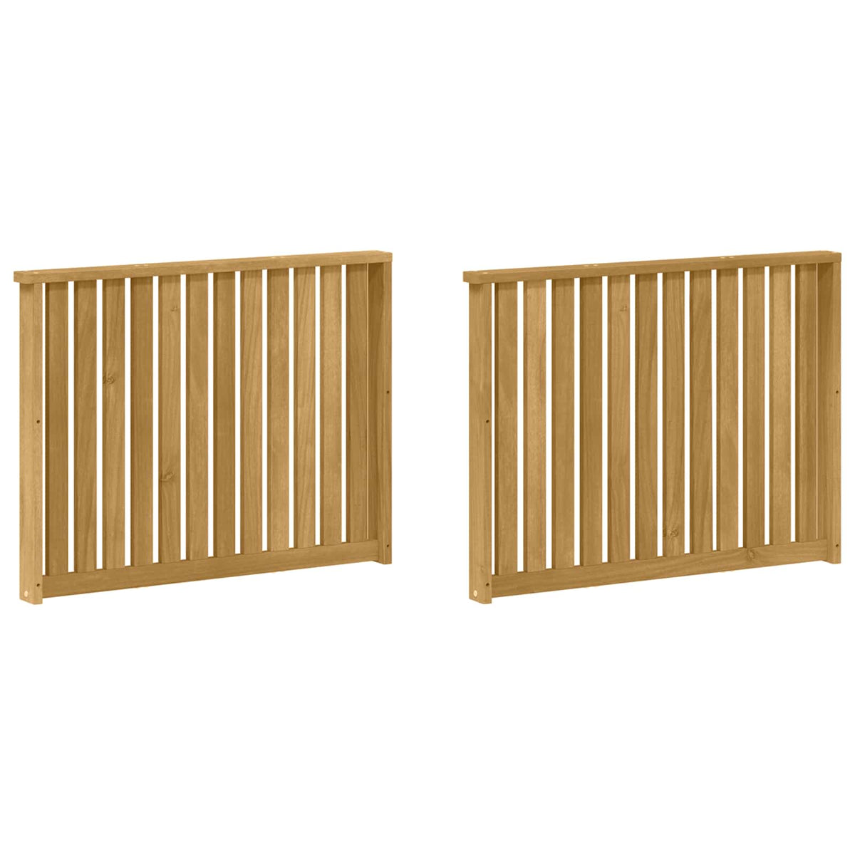Modul naslona za ruke 2 pcs Bijela 80 x 6 x 61 cm