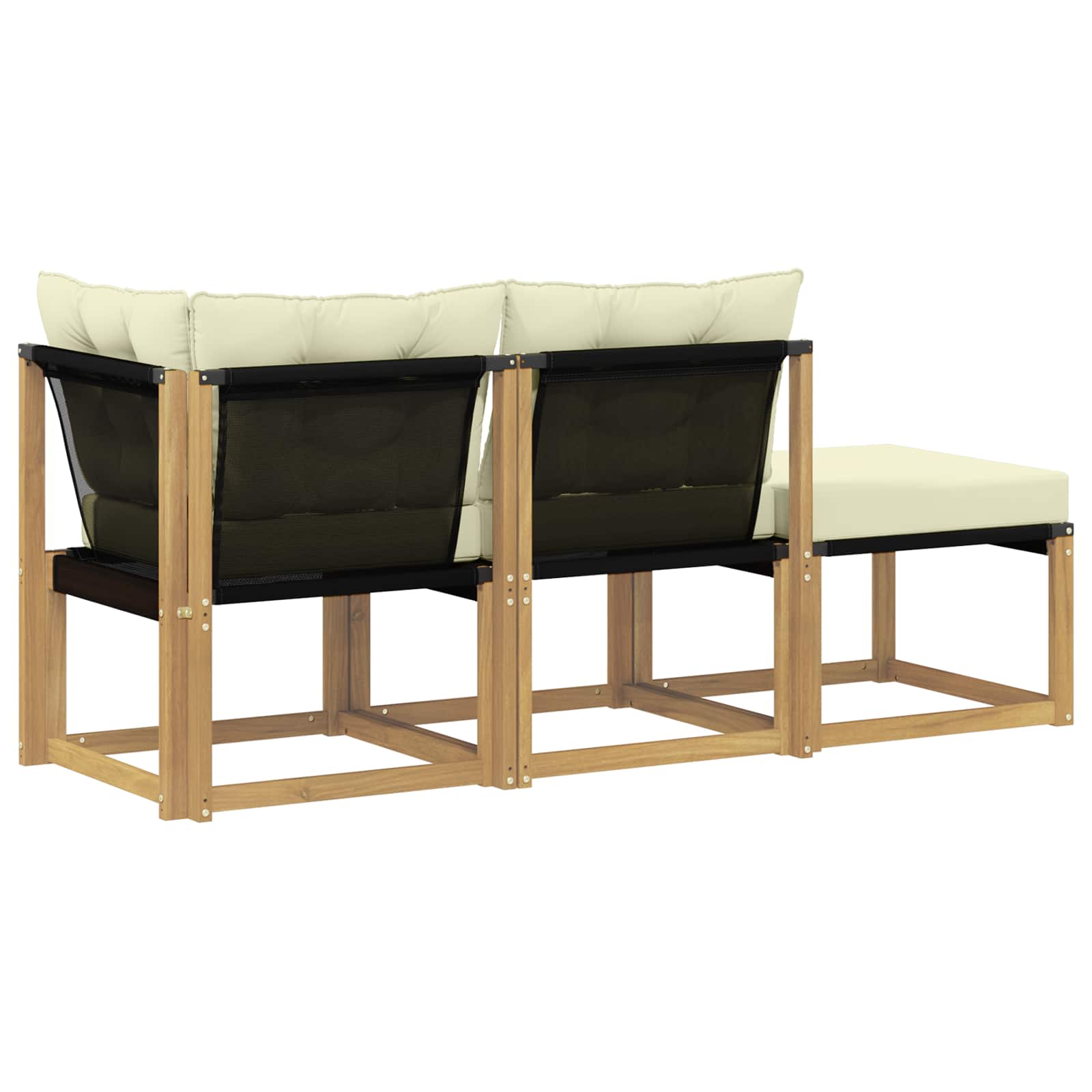 Sekcionalna sofa s jastukom 3 Komad Bijela