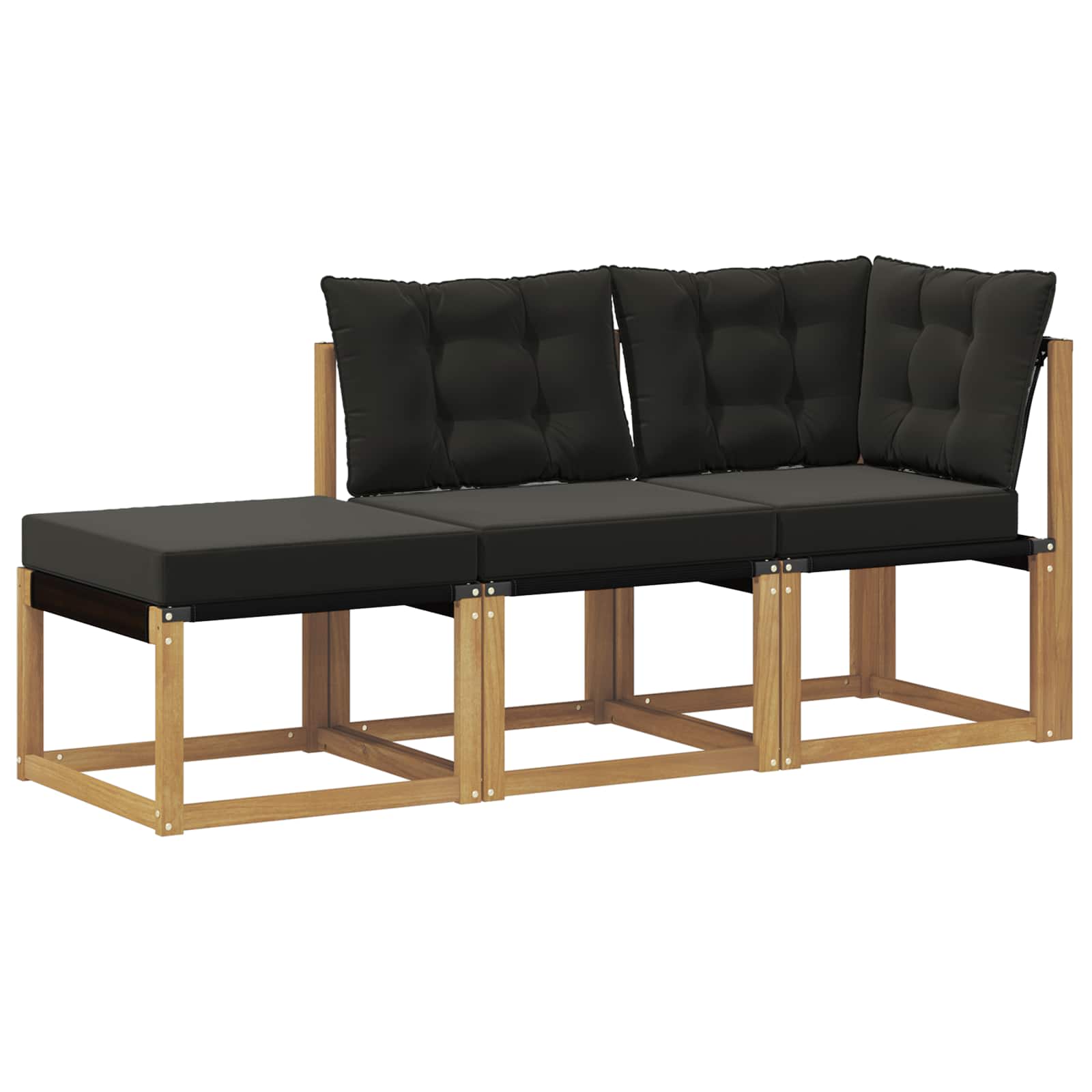 Sekcionalna sofa s jastukom 3 Komad Bijela