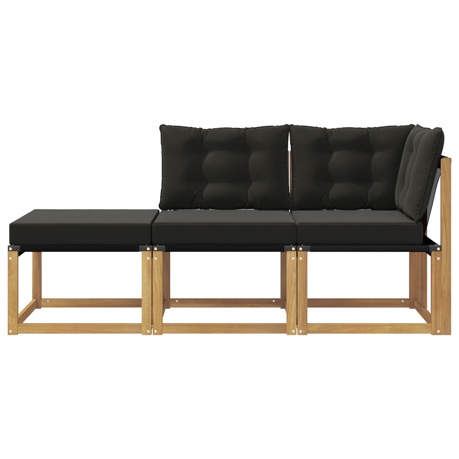 Sekcionalna sofa s jastukom 3 Komad Bijela