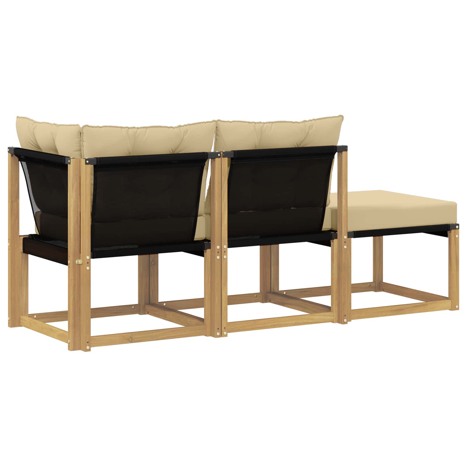 Sekcionalna sofa s jastukom 3 Komad Bijela