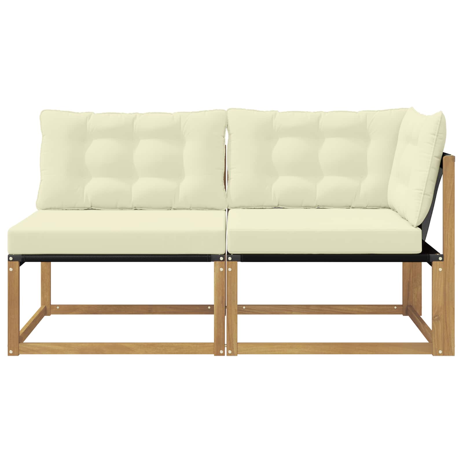 Sekcionalna sofa s jastukom Bijela 162,5 x 83 x 73 cm
