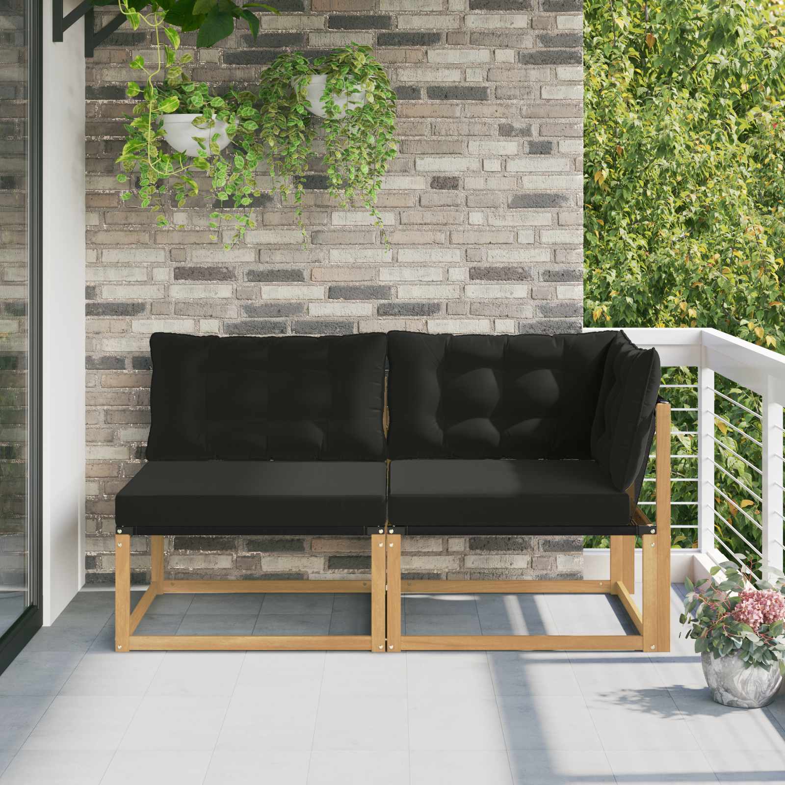 Sekcionalna sofa s jastukom Bijela 162,5 x 83 x 73 cm