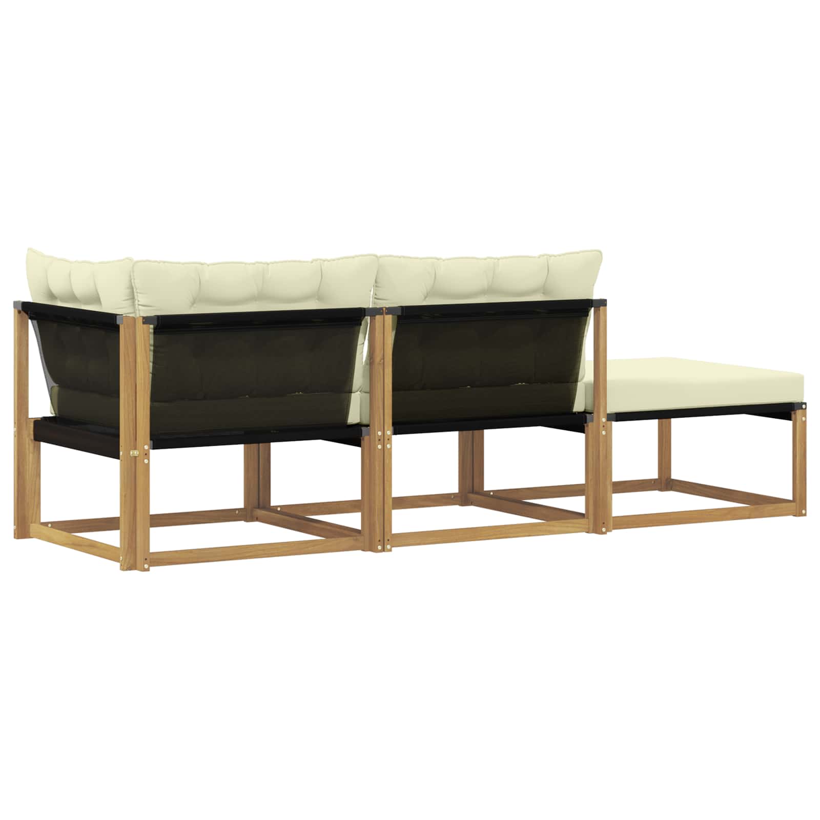 Sekcionalna sofa s jastukom Bijela 241,5 x 83 x 73 cm