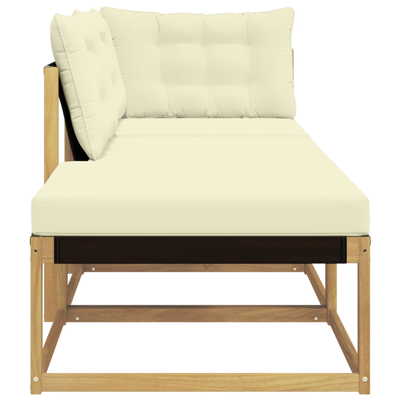 Sekcionalna sofa s jastukom Bijela 241,5 x 83 x 73 cm
